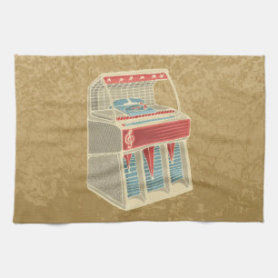 Grunge Jukebox Kitchen Towel