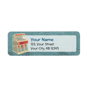 Grunge Jukebox Label