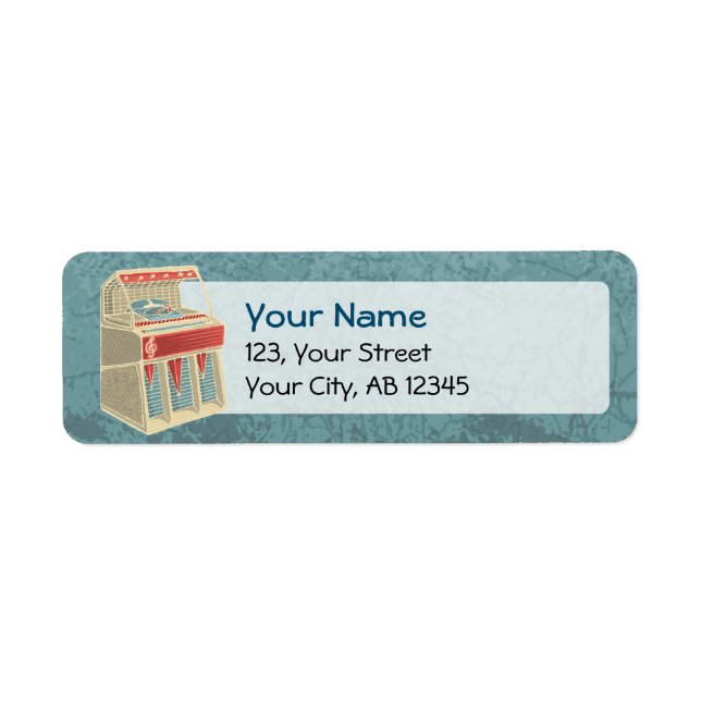 Grunge Jukebox Label (Front)