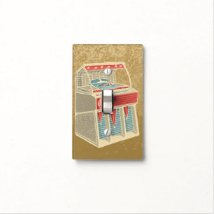 Grunge Jukebox Light Switch Cover