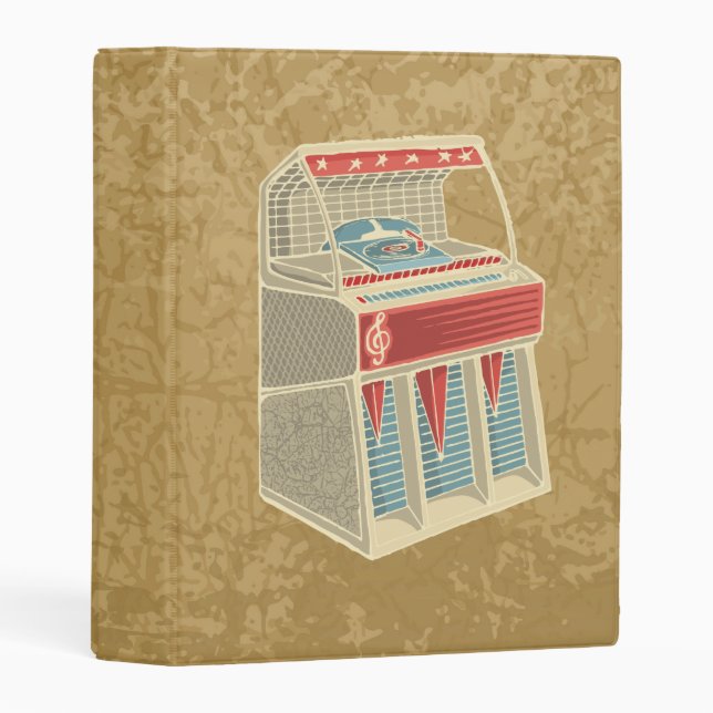 Grunge Jukebox Mini Binder (Front/Spine)