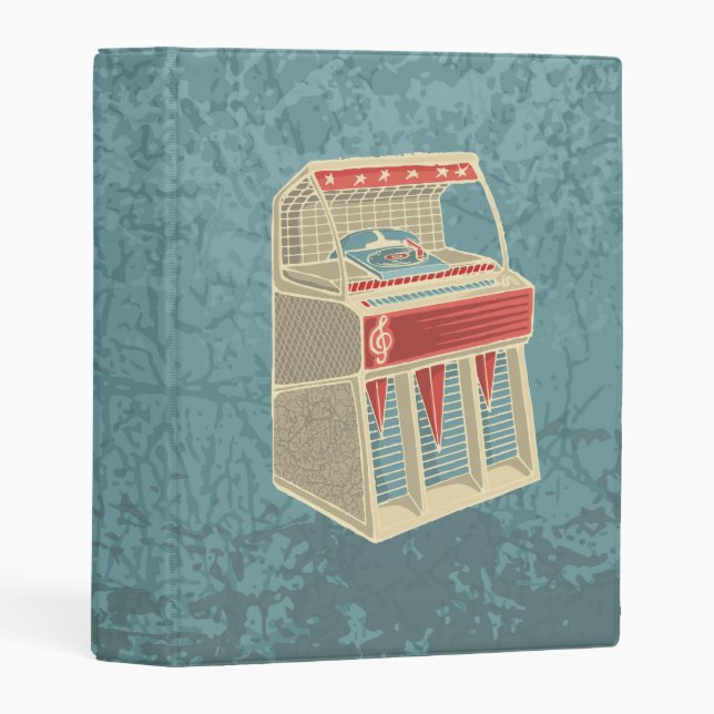 Grunge Jukebox Mini Binder (Front/Spine)