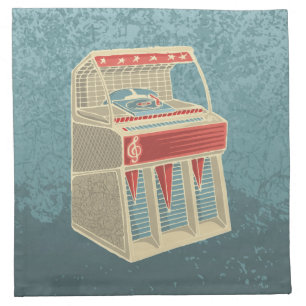 Grunge Jukebox Napkin