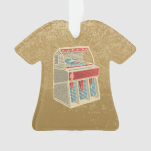 Grunge Jukebox Ornament
