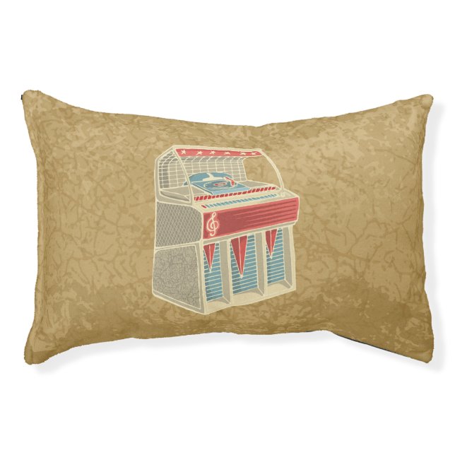 Grunge Jukebox Pet Bed (Front)