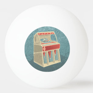 Grunge Jukebox Ping-Pong Ball
