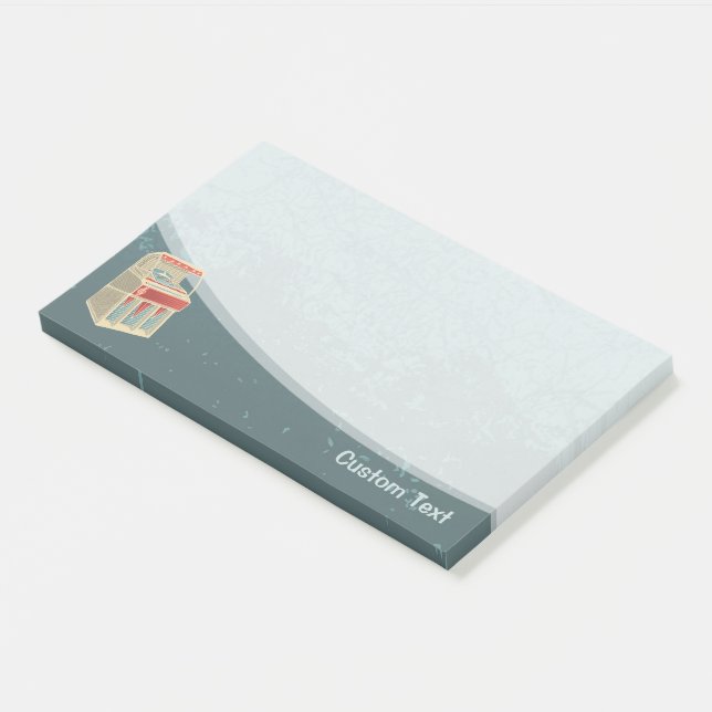 Grunge Jukebox Post-it Notes (Angled)