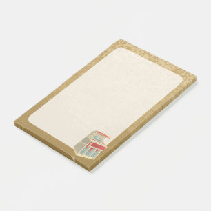 Grunge Jukebox Post-it Notes