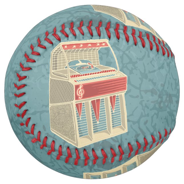 Grunge Jukebox Softball (Front Left)