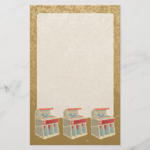 Grunge Jukebox Stationery