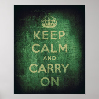 Grunge Keep Calm Poster
