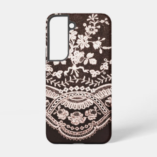 Grunge Lace Fabric Samsung Galaxy S22 Case