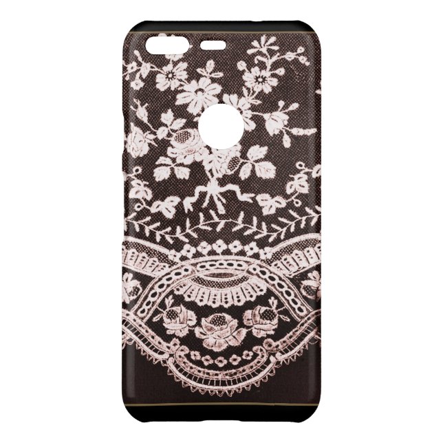 Grunge Lace Fabric Uncommon Google Pixel Case (Back)