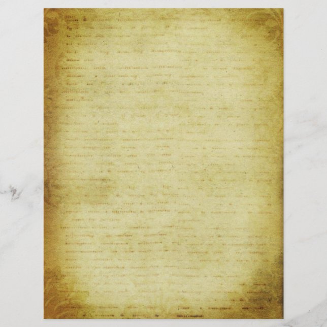 Grunge Letter Scrapbook Paper (Front)