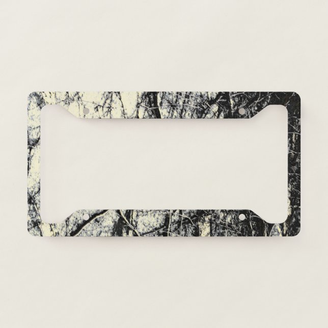 Grunge License Plate Frame (Front)
