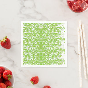 Grunge Lime Green Pattern - Summer Abstract Decor Napkins