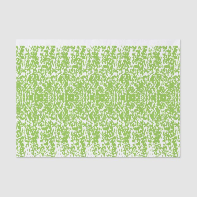 Grunge Lime Green Pattern - Summer Abstract Decor Tissue Paper (Front)