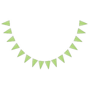 Grunge Lime Green Texture Bunting Flags
