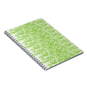 Grunge Lime Green Texture Notebook