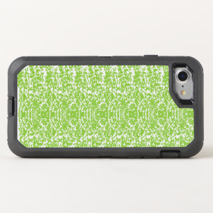 Grunge Lime Green Texture OtterBox Defender iPhone SE/8/7 Case