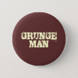 Grunge Man Pinback Button at Zazzle