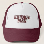 Grunge Man Trucker Hat at Zazzle