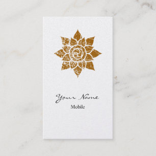 Grunge Mandala Business Card
