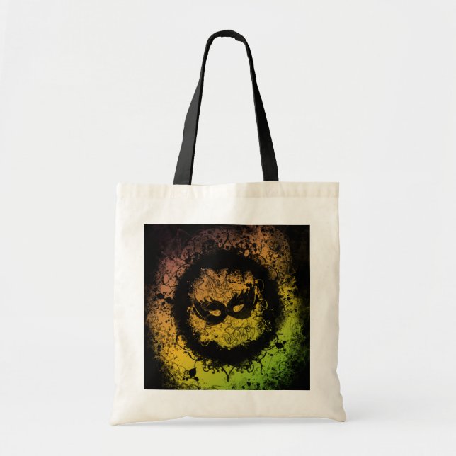 Grunge Mardi Gras Tote Bag (Front)