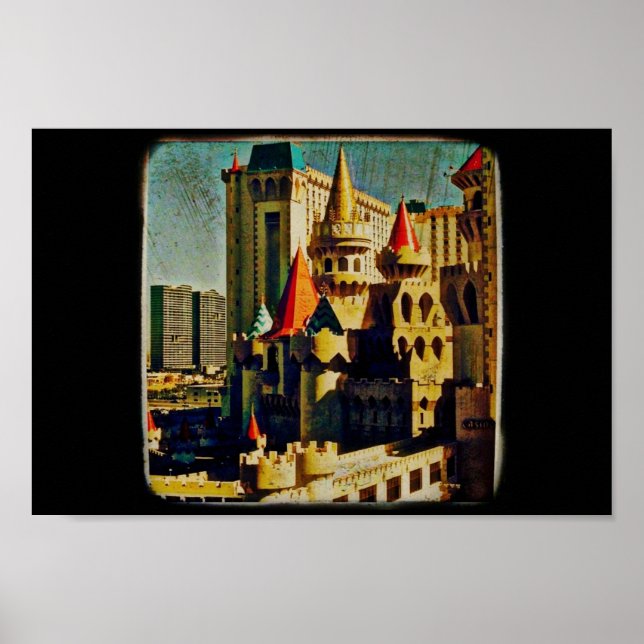 Grunge Medieval Castle Poster (Front)