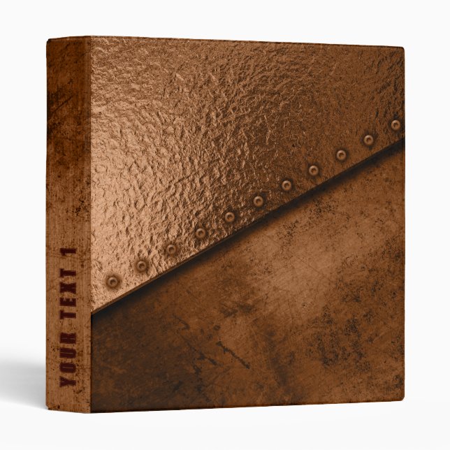 grunge metal 3 ring binder (Front/Spine)