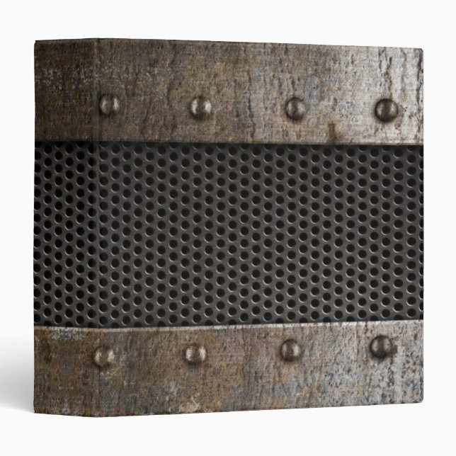 Grunge metal background binder (Front/Spine)