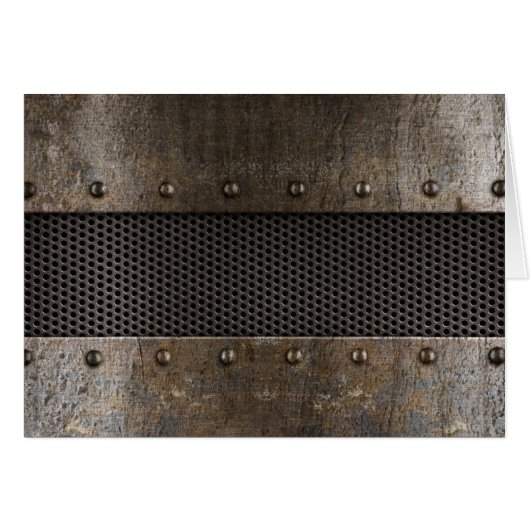Grunge metal background cards (Front Horizontal)