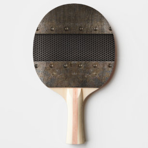 Grunge metal background Ping-Pong paddle