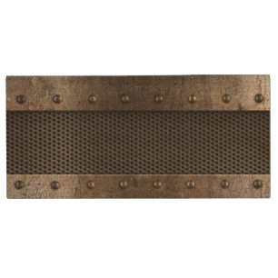 Grunge metal background wood USB flash drive