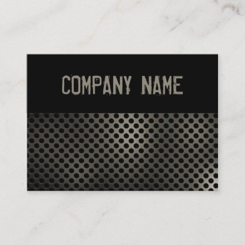 Grunge Metal Business Card