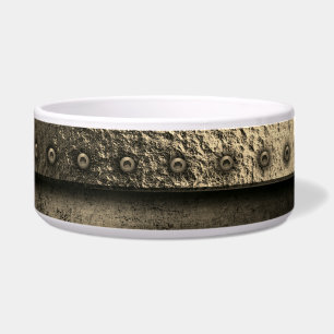grunge metal image bowl