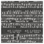 grunge music notes fabric