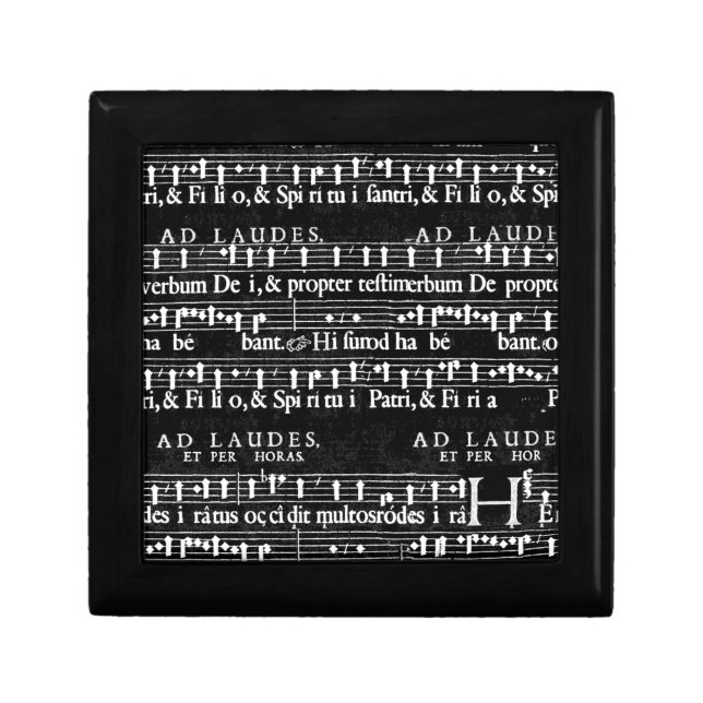 grunge music notes gift box (Front)