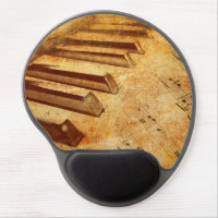 Grunge Music Sheet Piano Keys