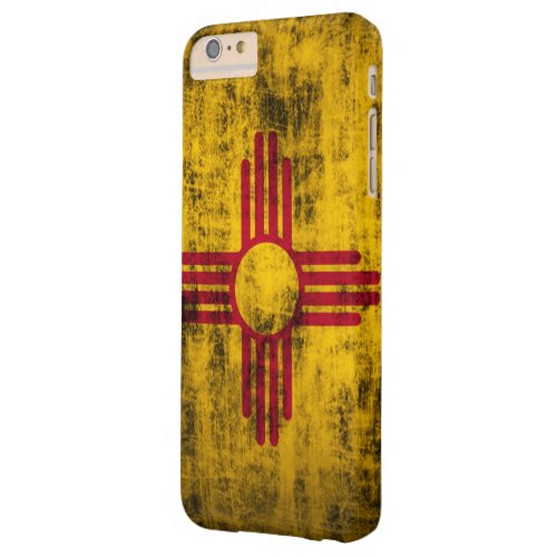 Grunge New Mexico Flag Barely There iPhone 6 Plus Case