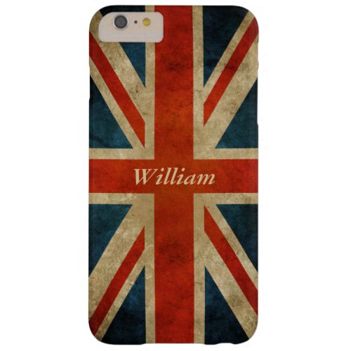 Grunge Old UK Flag _ Great Britain Union Jack Barely There iPhone 6 Plus Case