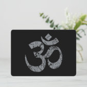 Grunge OM Symbol Spirituality Yoga (Standing Front)