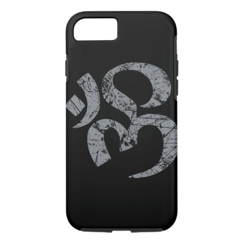 Grunge OM Symbol Spirituality Yoga iPhone 87 Case