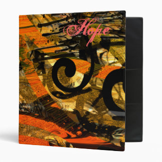 Grunge Paint Splat Swirls Binder