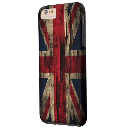 Grunge Paint United Kingdom Flag Tough iPhone 6 Plus Case