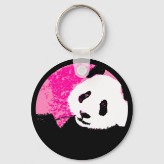 grunge panda. keychain
