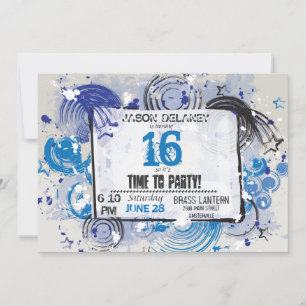 Grunge Party Invitation