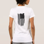 *~* Grunge Patriotic Modern Usa  American Flag T-shirt at Zazzle