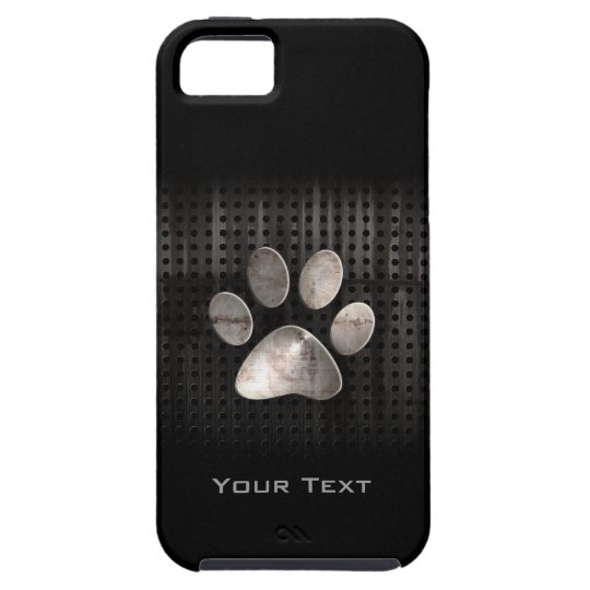 Grunge Paw Print iPhone SE/5/5s Case
