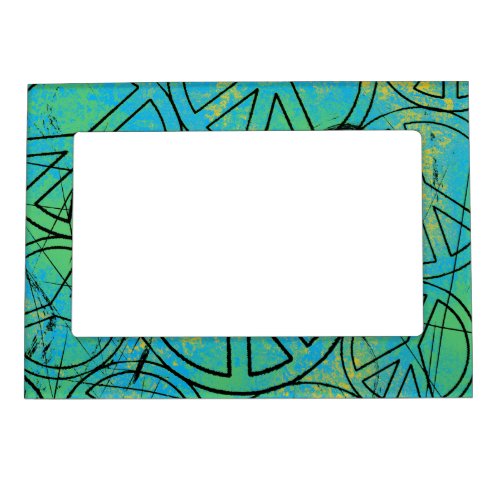 GRUNGE PEACES Magnetic Frame
